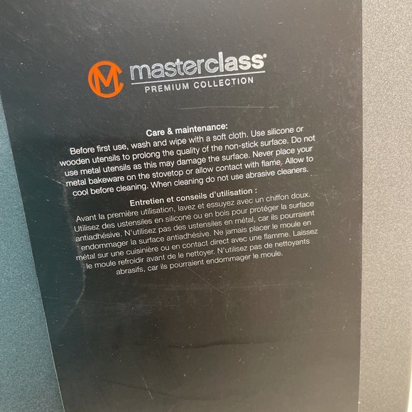 Master Class Cookie Sheet Baking Pan 17"x 12"x 1" Black Non Stick NWT - Picture 4 of 4